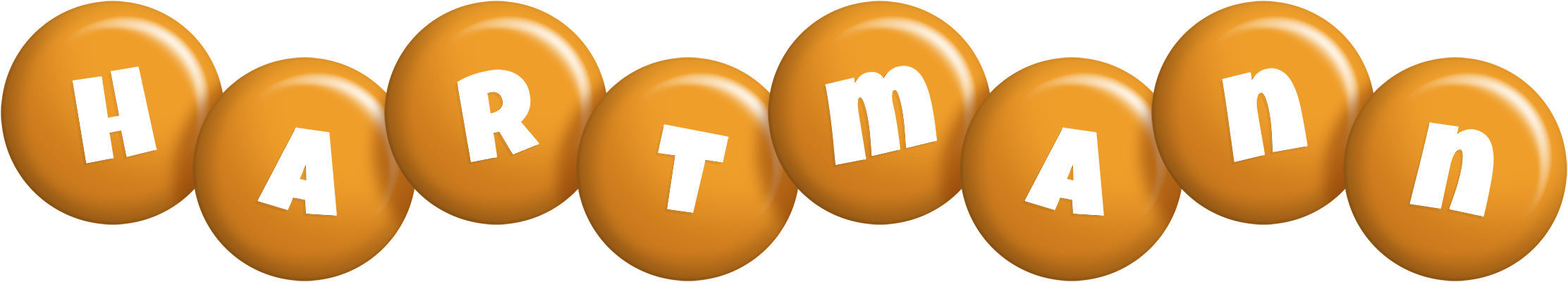 Hartmann candy-orange logo