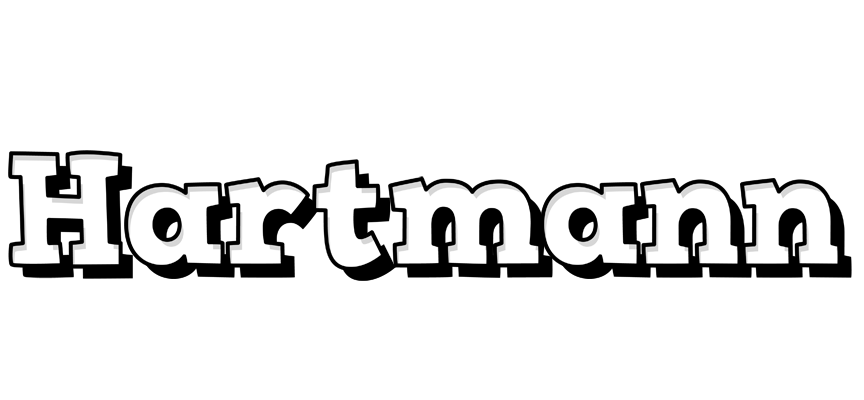 Hartmann snowing logo