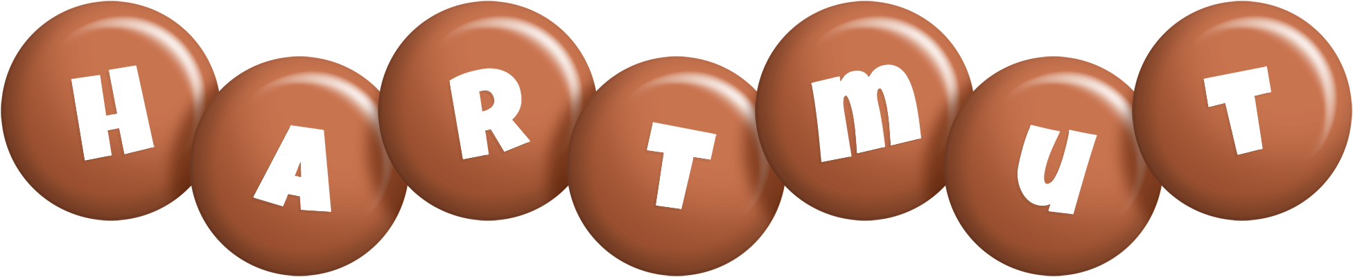 Hartmut candy-brown logo