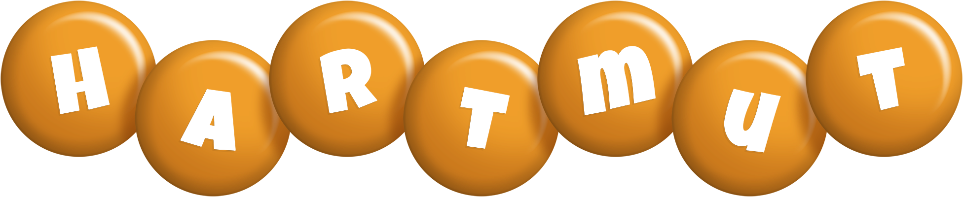 Hartmut candy-orange logo