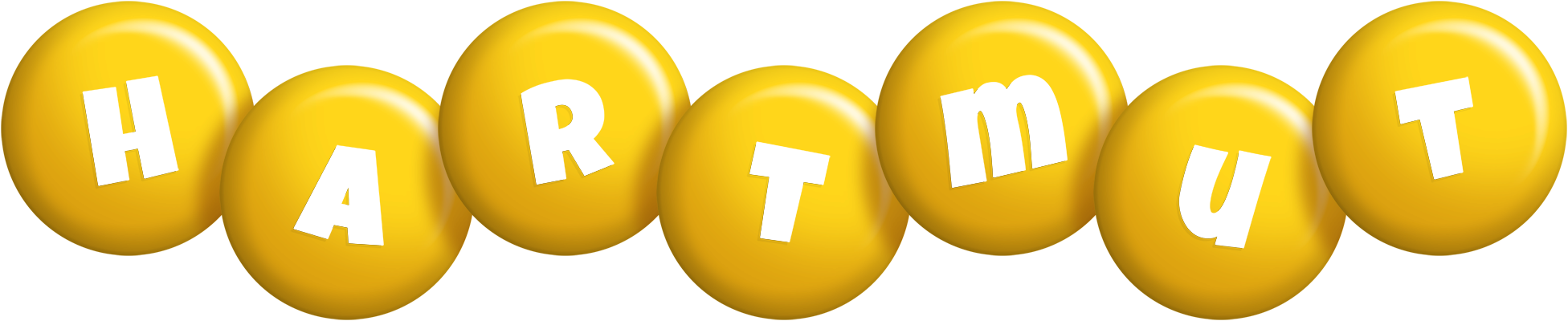 Hartmut candy-yellow logo