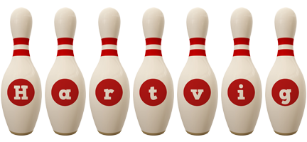 Hartvig bowling-pin logo