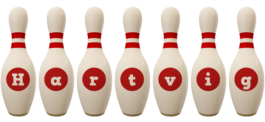 Hartvig bowling-pin logo