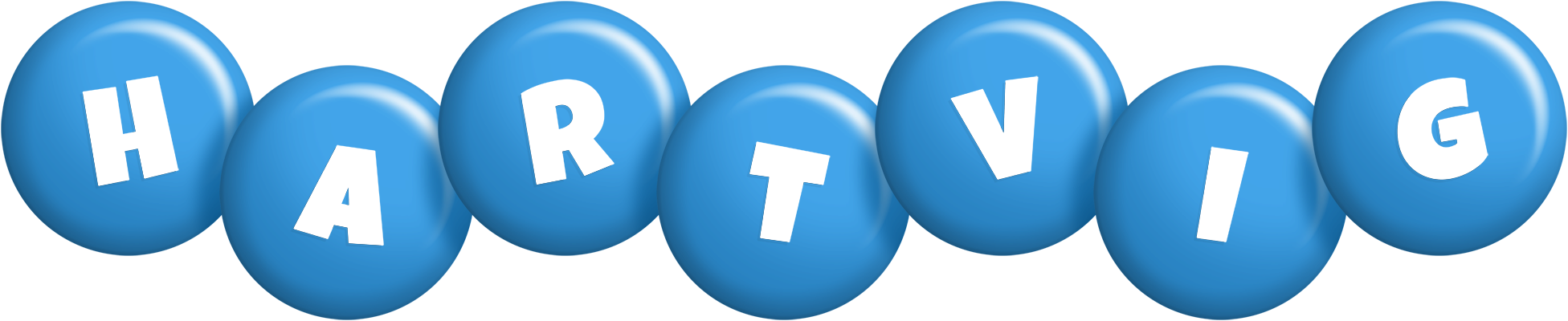 Hartvig candy-blue logo