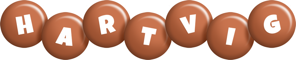 Hartvig candy-brown logo