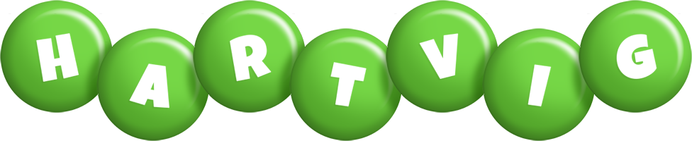 Hartvig candy-green logo