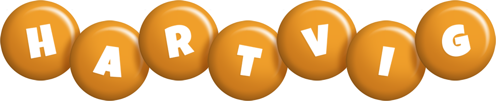 Hartvig candy-orange logo