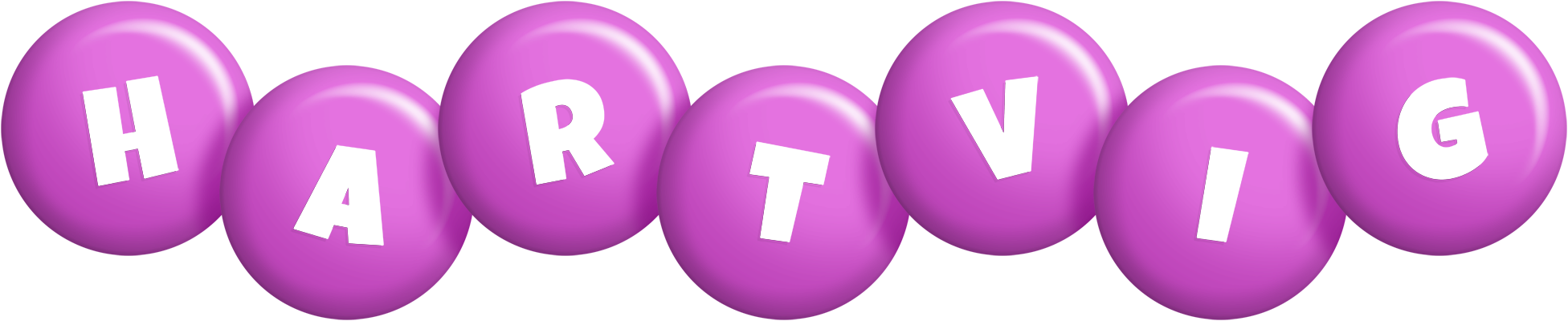 Hartvig candy-purple logo