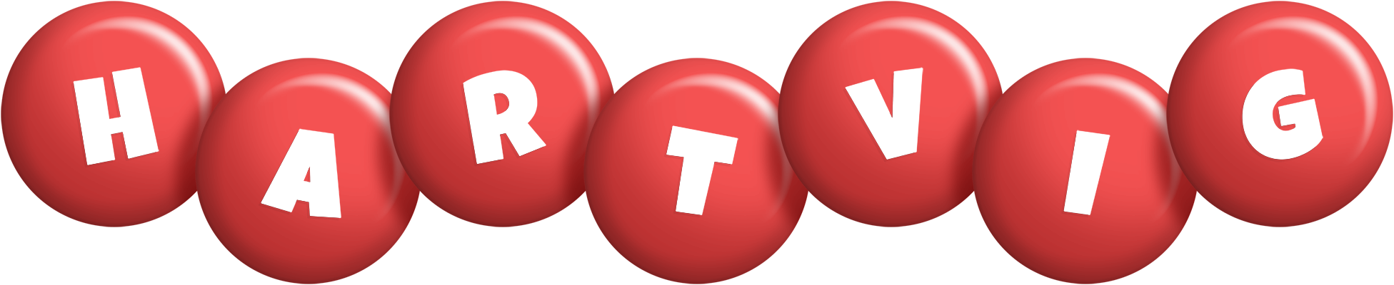Hartvig candy-red logo