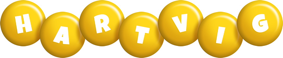 Hartvig candy-yellow logo