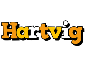 Hartvig cartoon logo