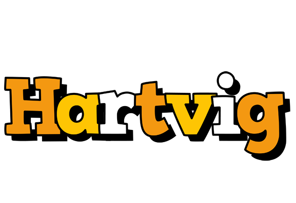 Hartvig cartoon logo