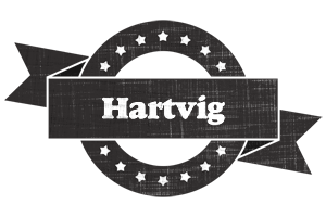 Hartvig grunge logo