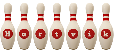 Hartvik bowling-pin logo