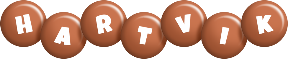 Hartvik candy-brown logo