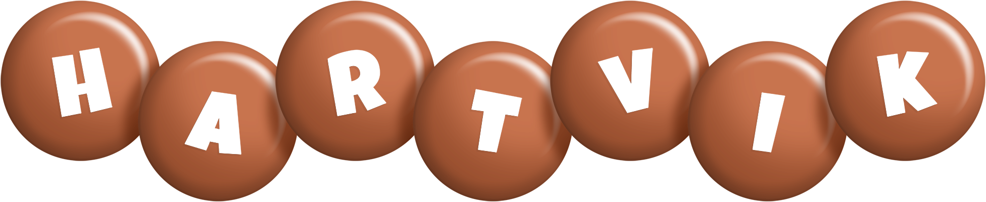 Hartvik candy-brown logo