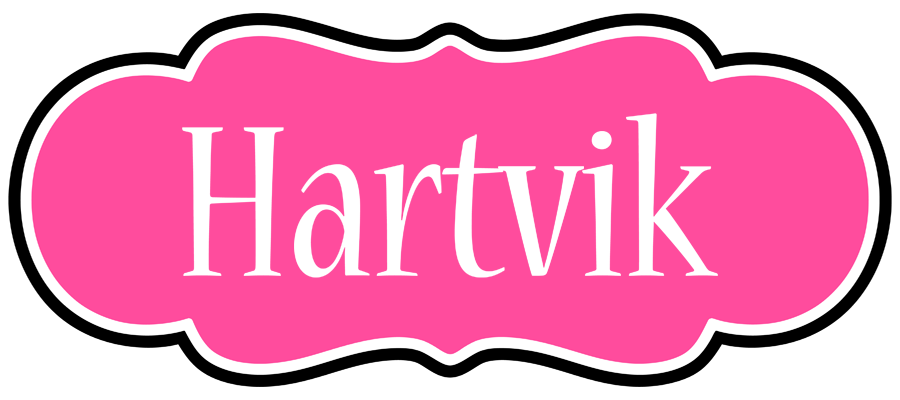 Hartvik invitation logo