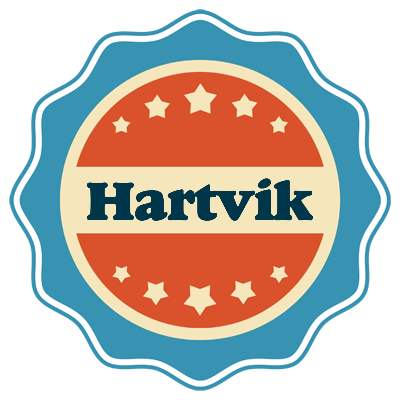 Hartvik labels logo