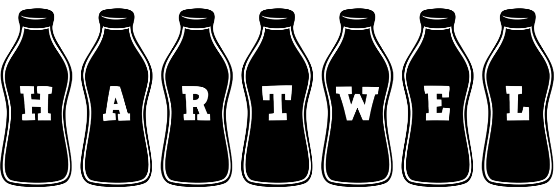 Hartwel bottle logo