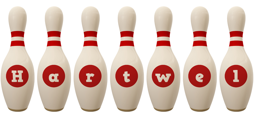 Hartwel bowling-pin logo