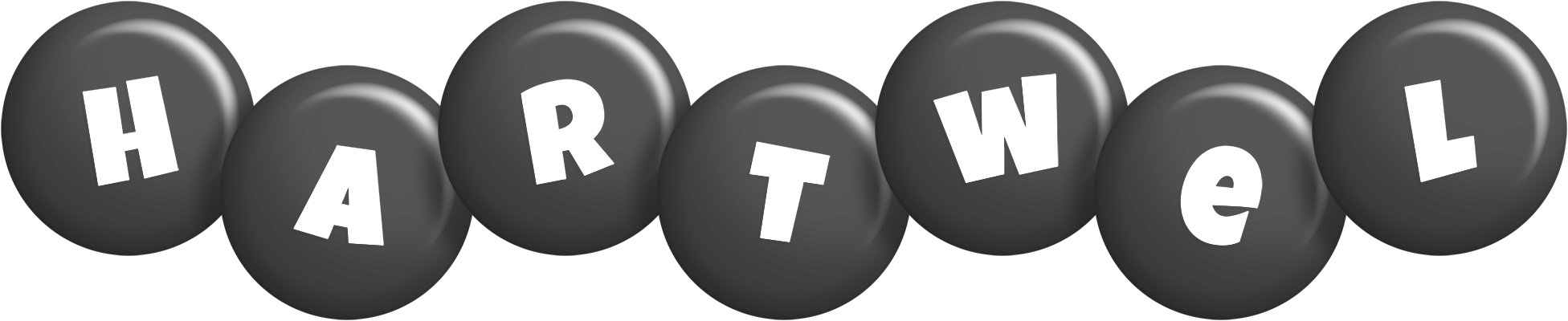 Hartwel candy-black logo