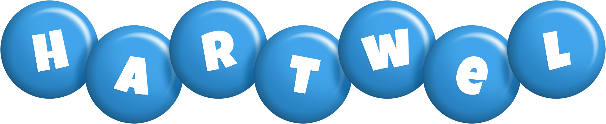 Hartwel candy-blue logo