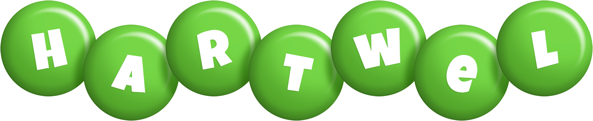 Hartwel candy-green logo