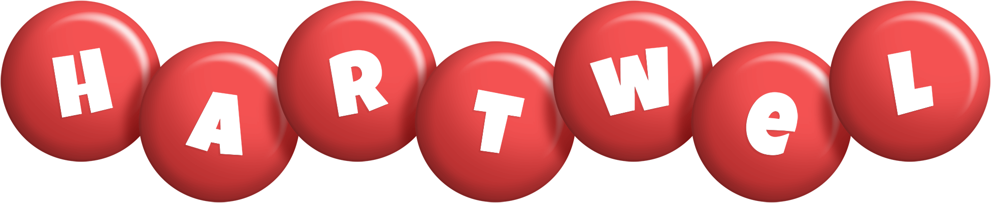 Hartwel candy-red logo