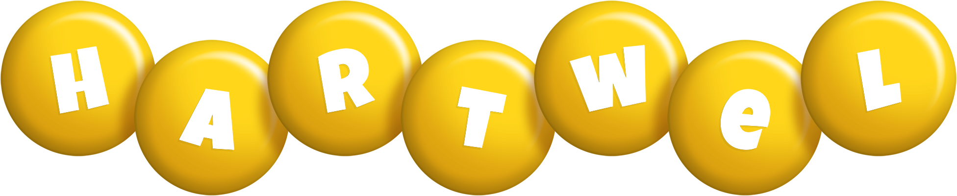 Hartwel candy-yellow logo