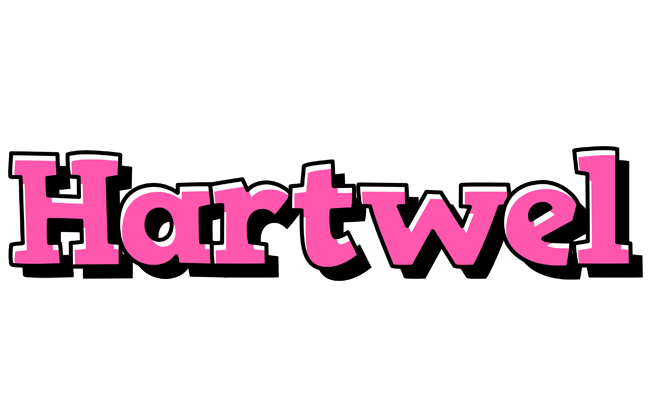 Hartwel girlish logo