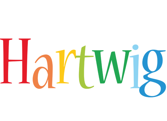 Hartwig birthday logo