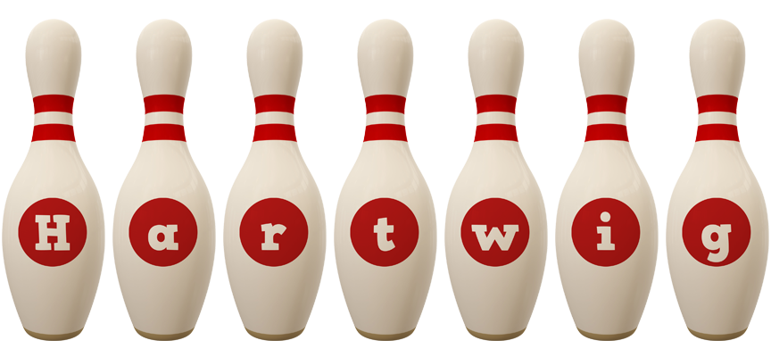 Hartwig bowling-pin logo