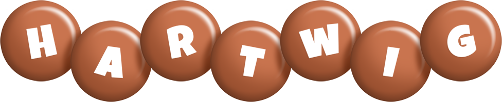 Hartwig candy-brown logo