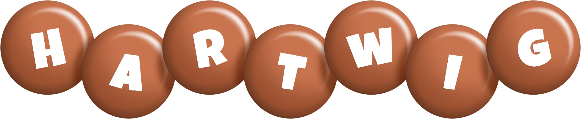 Hartwig candy-brown logo