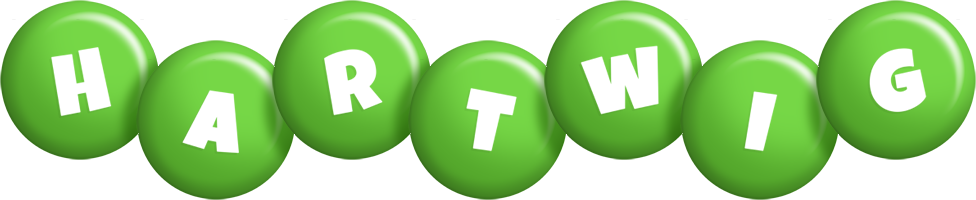 Hartwig candy-green logo