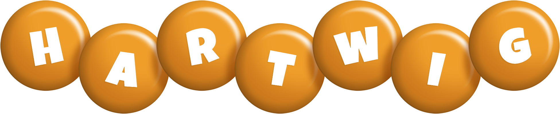 Hartwig candy-orange logo