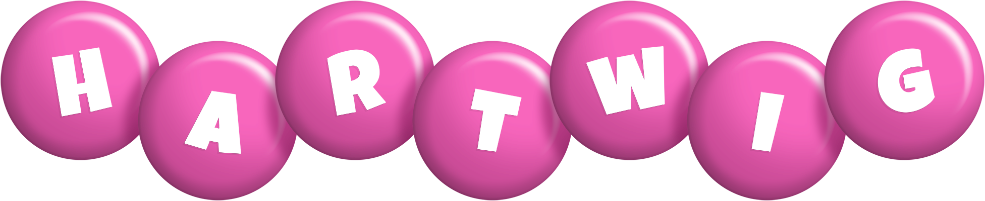 Hartwig candy-pink logo