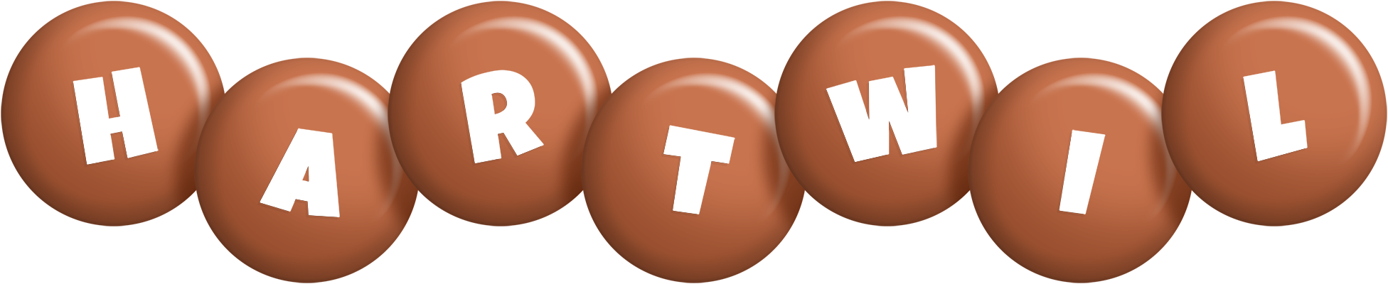 Hartwil candy-brown logo