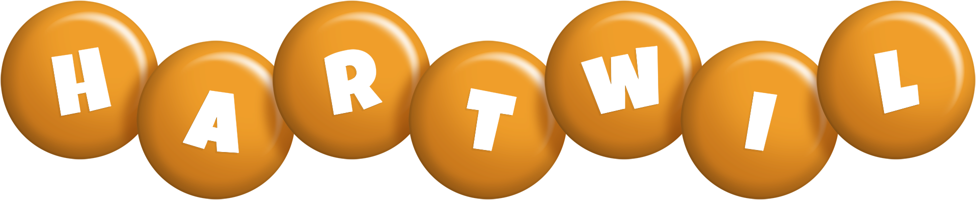 Hartwil candy-orange logo