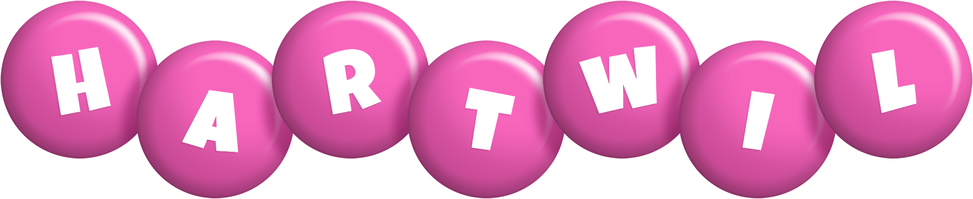 Hartwil candy-pink logo