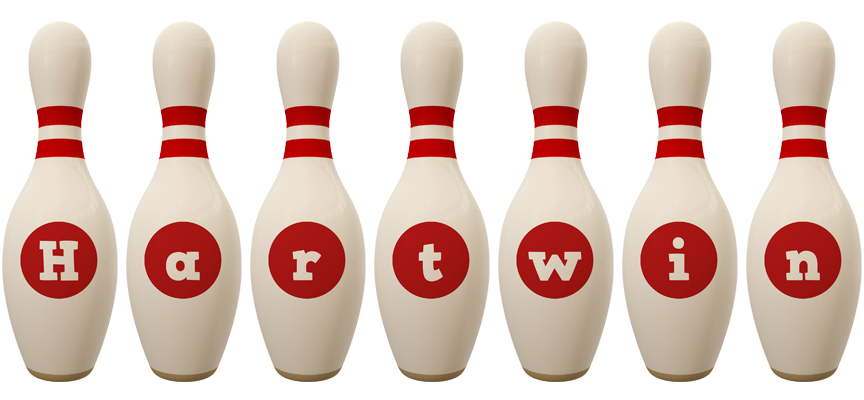 Hartwin bowling-pin logo