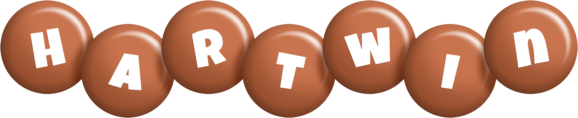 Hartwin candy-brown logo