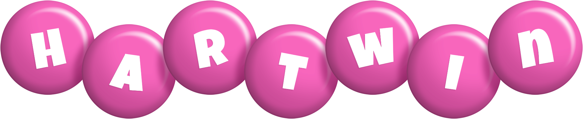 Hartwin candy-pink logo