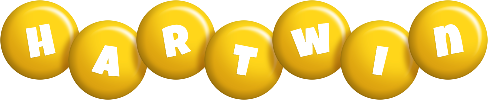 Hartwin candy-yellow logo