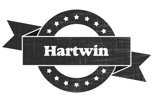 Hartwin grunge logo