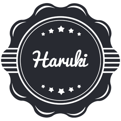 Haruki badge logo