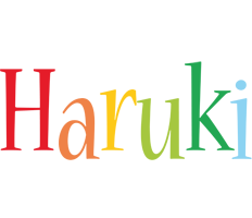 Haruki birthday logo