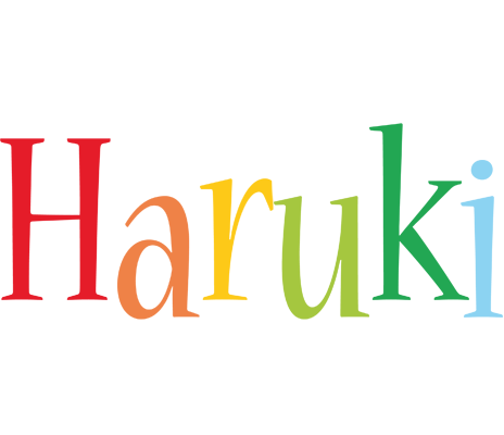 Haruki birthday logo