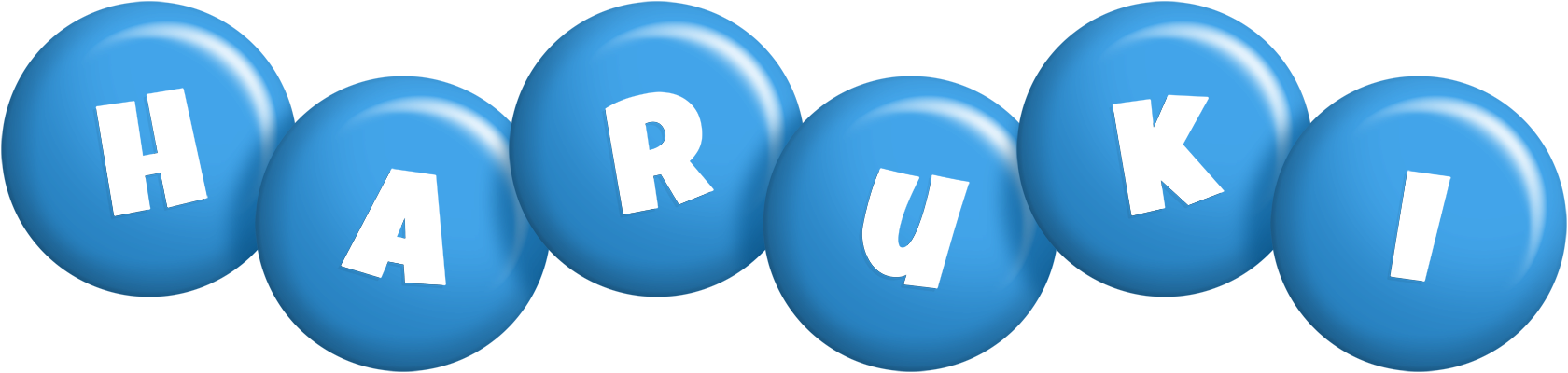 Haruki candy-blue logo