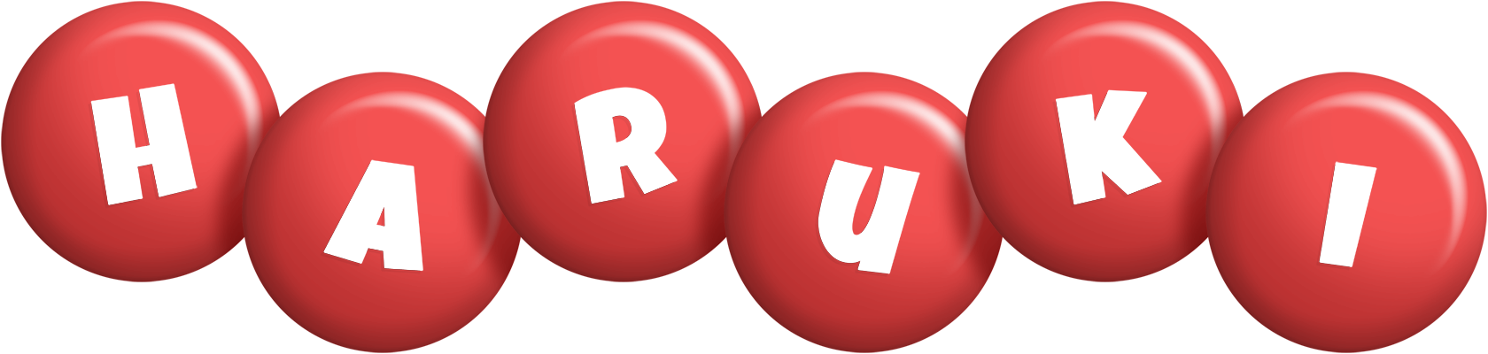 Haruki candy-red logo